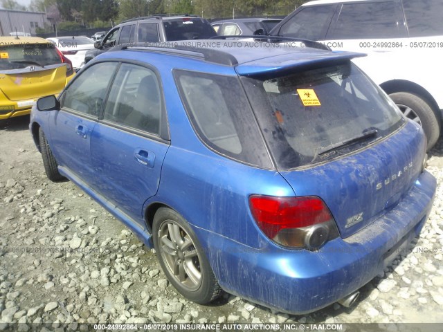 JF1GG29695G808896 - 2005 SUBARU IMPREZA WRX/VDT BLUE photo 3