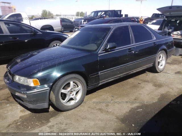 JH4KA769XSC009759 - 1995 ACURA LEGEND SE GREEN photo 2