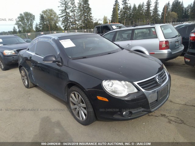 WVWFA71F27V019701 - 2007 VOLKSWAGEN EOS 2.0T LUXURY BLACK photo 1