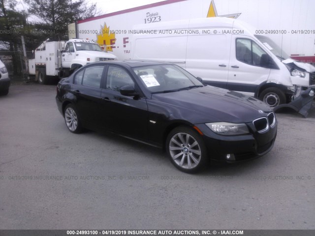 WBAPH5C58BA447505 - 2011 BMW 328 I SULEV BLACK photo 1