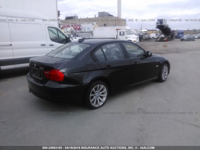 WBAPH5C58BA447505 - 2011 BMW 328 I SULEV BLACK photo 4