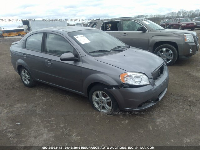 KL1TG5DE6BB231477 - 2011 CHEVROLET AVEO LT GRAY photo 1