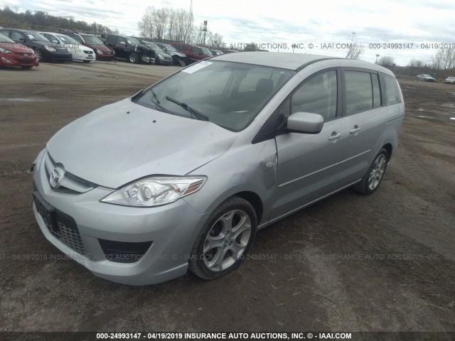 JM1CR29L280315230 - 2008 MAZDA 5 SILVER photo 2