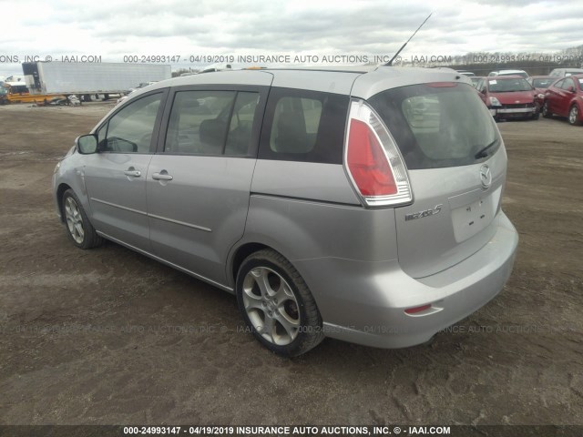 JM1CR29L280315230 - 2008 MAZDA 5 SILVER photo 3