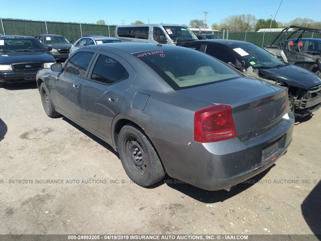 2B3KA43GX7H730270 - 2007 DODGE CHARGER SE/SXT SILVER photo 3