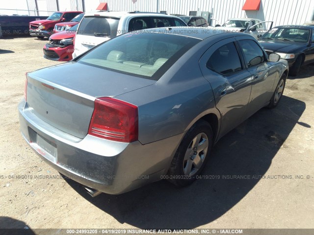 2B3KA43GX7H730270 - 2007 DODGE CHARGER SE/SXT SILVER photo 4