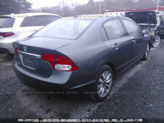 2HGFA1F80AH502841 - 2010 HONDA CIVIC GRAY photo 4