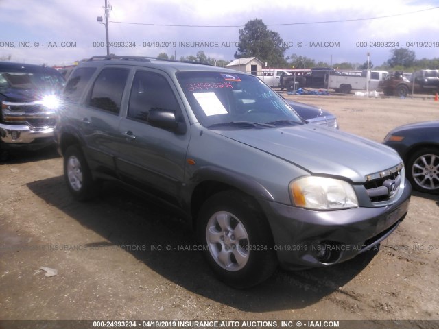 4F2CZ94104KM32222 - 2004 MAZDA TRIBUTE LX BLUE photo 1