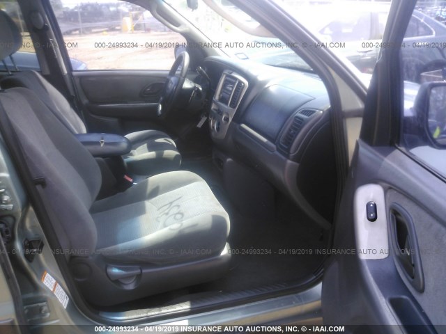 4F2CZ94104KM32222 - 2004 MAZDA TRIBUTE LX BLUE photo 5