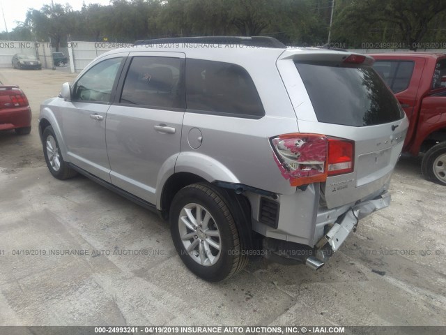 3C4PDCBG1ET178413 - 2014 DODGE JOURNEY SXT SILVER photo 3