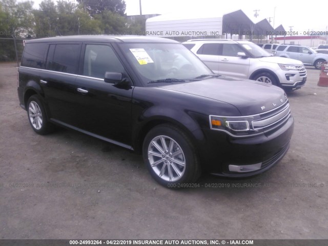 2FMHK6D87KBA13650 - 2019 FORD FLEX LIMITED BLACK photo 1