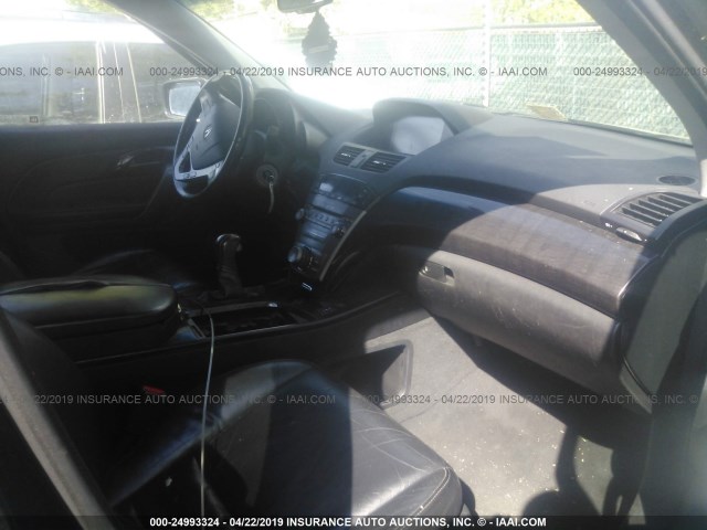 2HNYD28678H543150 - 2008 ACURA MDX TECHNOLOGY BLACK photo 5