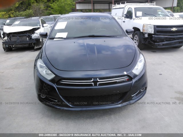 1C3CDFCH5DD711735 - 2013 DODGE DART LIMITED/R/T GRAY photo 6