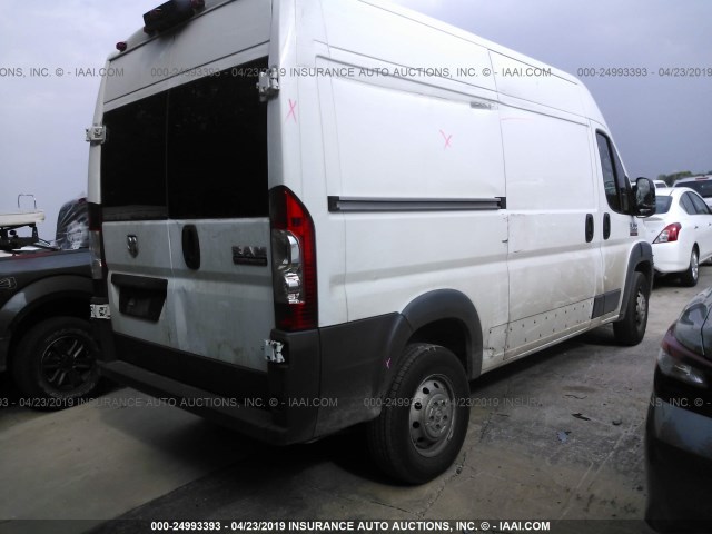 3C6TRVBG1JE106144 - 2018 RAM PROMASTER 1500 1500 HIGH WHITE photo 4