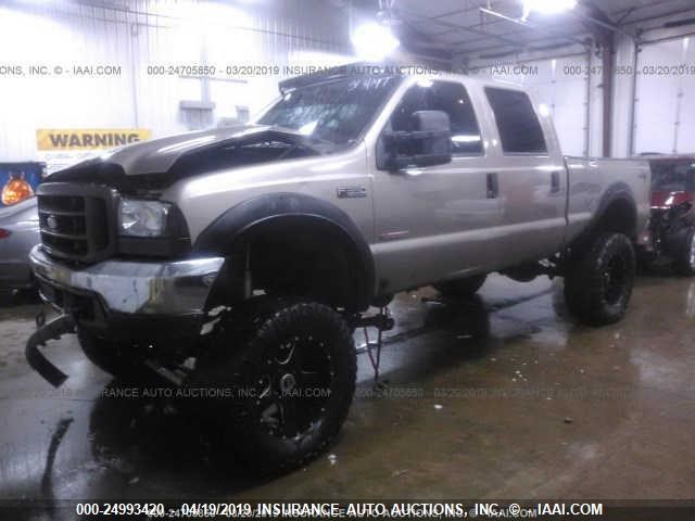 1FTSW31PX4EC14037 - 2004 FORD F350 SRW SUPER DUTY GOLD photo 2