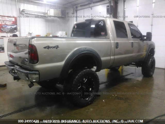 1FTSW31PX4EC14037 - 2004 FORD F350 SRW SUPER DUTY GOLD photo 5