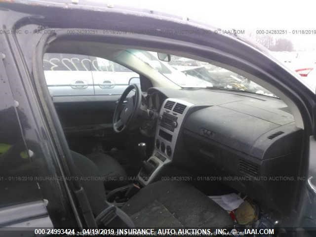 1B3HB28C78D691007 - 2008 DODGE CALIBER BLACK photo 5