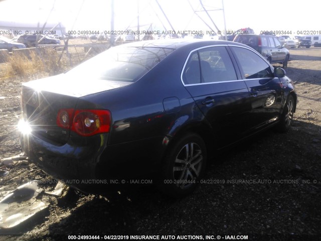 3VWRF71K86M788950 - 2006 VOLKSWAGEN JETTA 2.5 Dark Blue photo 4