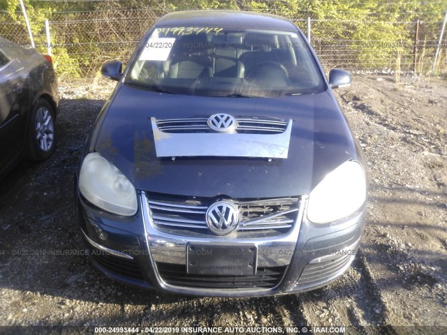 3VWRF71K86M788950 - 2006 VOLKSWAGEN JETTA 2.5 Dark Blue photo 6