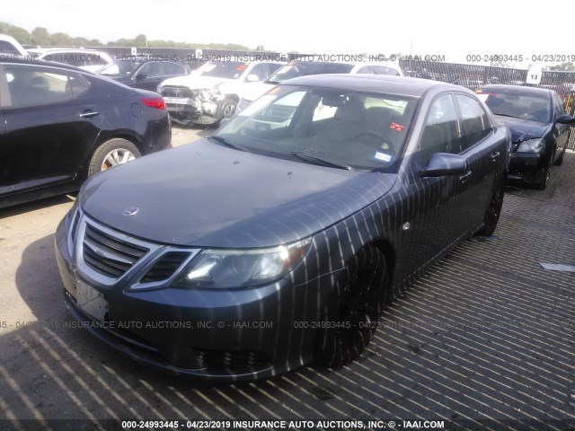 YS3FB49Y481116286 - 2008 SAAB 9-3 2.0T GRAY photo 2