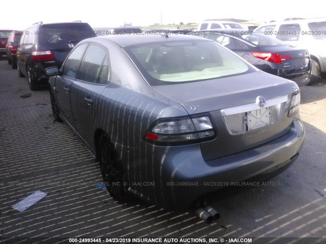 YS3FB49Y481116286 - 2008 SAAB 9-3 2.0T GRAY photo 3