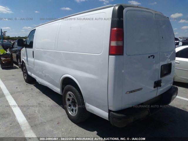 1GCFG15X781115315 - 2008 CHEVROLET EXPRESS G1500  WHITE photo 3