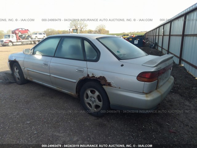 4S3BD6557S7233811 - 1995 SUBARU LEGACY LS/LSI SILVER photo 3