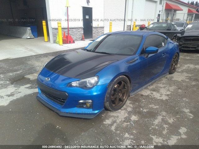 JF1ZCAC12E9601606 - 2014 SUBARU BRZ 2.0 LIMITED BLUE photo 2