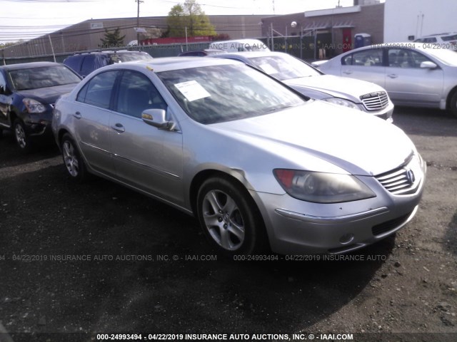 JH4KB16555C001726 - 2005 ACURA RL SILVER photo 1