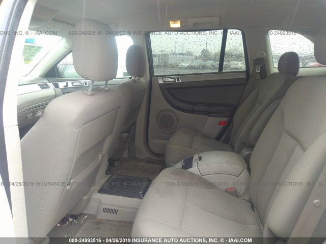 2A8GF68X67R239062 - 2007 CHRYSLER PACIFICA TOURING WHITE photo 8