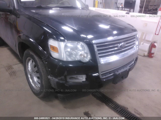 1FMEU73E59UA39534 - 2009 FORD EXPLORER XLT BLACK photo 6