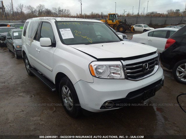 5FNYF4H38FB059217 - 2015 HONDA PILOT SE WHITE photo 1