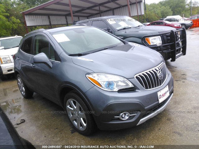 KL4CJCSB3DB195476 - 2013 BUICK ENCORE GRAY photo 1