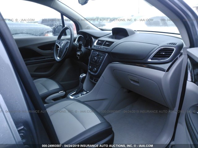 KL4CJCSB3DB195476 - 2013 BUICK ENCORE GRAY photo 5