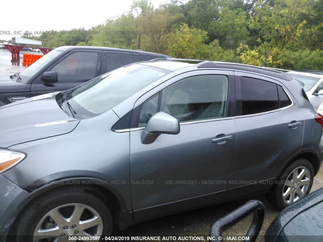 KL4CJCSB3DB195476 - 2013 BUICK ENCORE GRAY photo 6