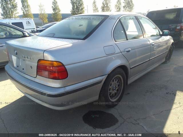 WBADD6329VBW12549 - 1997 BMW 528 I AUTOMATIC SILVER photo 4
