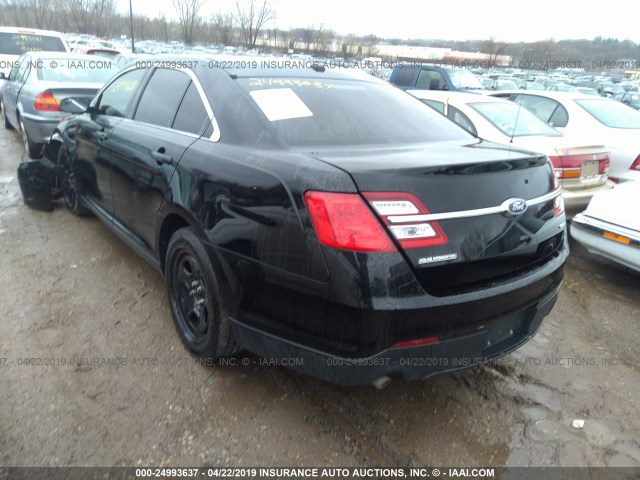 1FAHP2MK0EG156484 - 2014 FORD TAURUS POLICE INTERCEPTOR BLACK photo 3