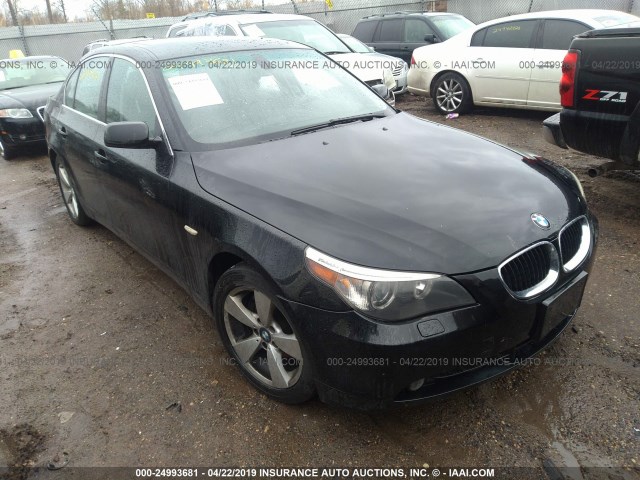 WBANF33556CB86929 - 2006 BMW 525 XI BLACK photo 1