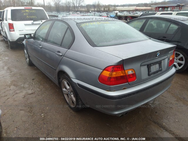 WBAEU33455PR18896 - 2005 BMW 325 XI GRAY photo 3