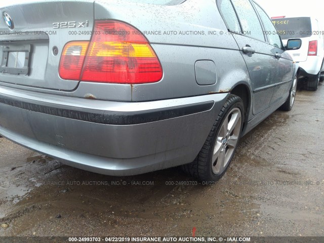 WBAEU33455PR18896 - 2005 BMW 325 XI GRAY photo 6