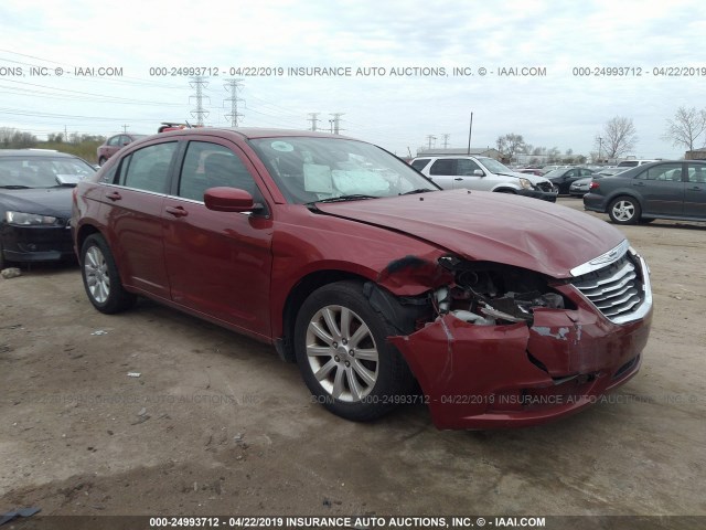 1C3CCBBB0CN181501 - 2012 CHRYSLER 200 TOURING RED photo 1