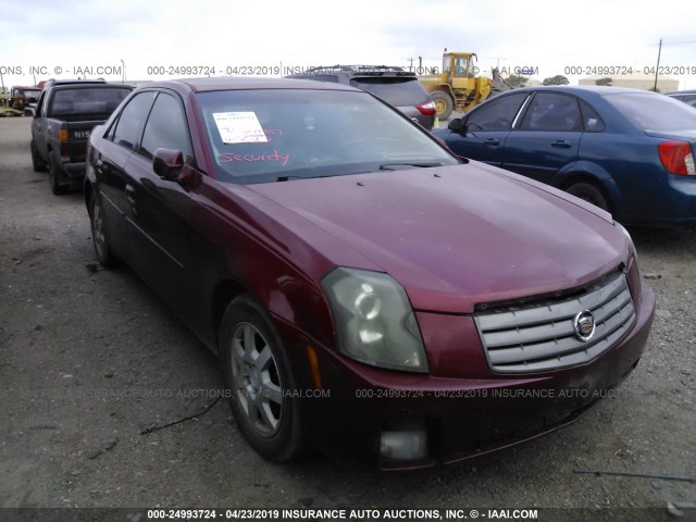 1G6DP567150214598 - 2005 CADILLAC CTS HI FEATURE V6 RED photo 1