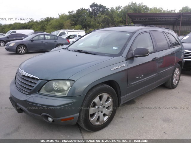 2A4GM48416R828388 - 2006 CHRYSLER PACIFICA TEAL photo 2