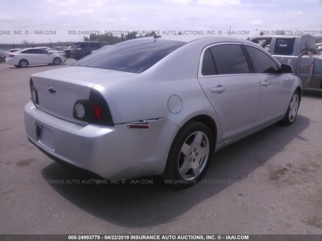 1G1ZJ57759F204414 - 2009 CHEVROLET MALIBU 2LT SILVER photo 4