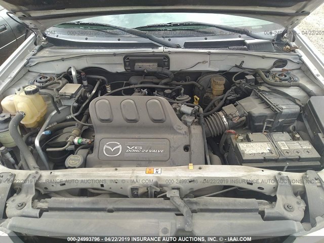 4F2CZ061X3KM35085 - 2003 MAZDA TRIBUTE ES 银色 照片 10