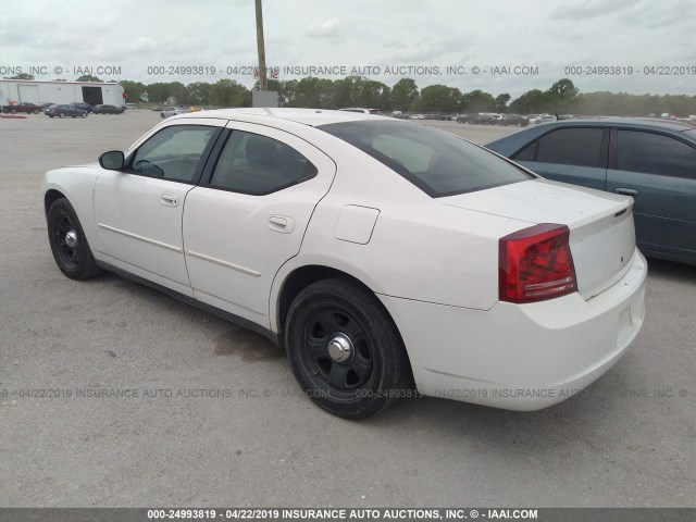 2B3LA43G47H769828 - 2007 DODGE CHARGER SE/SXT WHITE photo 3