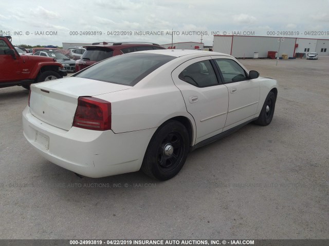 2B3LA43G47H769828 - 2007 DODGE CHARGER SE/SXT WHITE photo 4