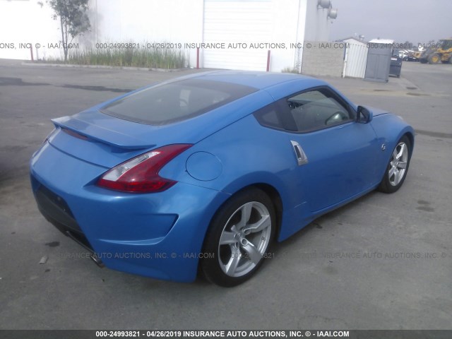 JN1AZ4EH7BM553162 - 2011 NISSAN 370Z TOURING/NISMO BLUE photo 4