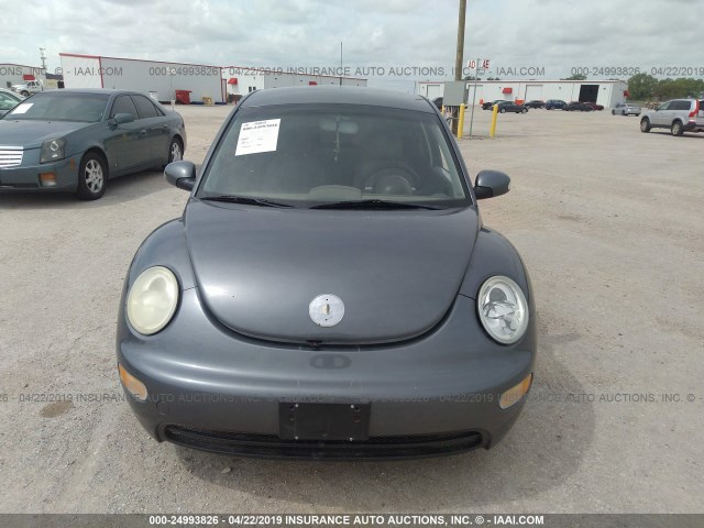 3VWBK31CX4M404775 - 2004 VOLKSWAGEN NEW BEETLE GL GRAY photo 6