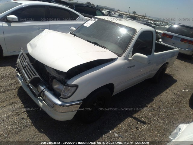 4TANL42N5TZ150940 - 1996 TOYOTA TACOMA WHITE photo 2